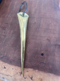 JA Designs large Spike earrings-brass