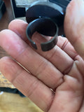 JA Designs acrylic ring with gold detail